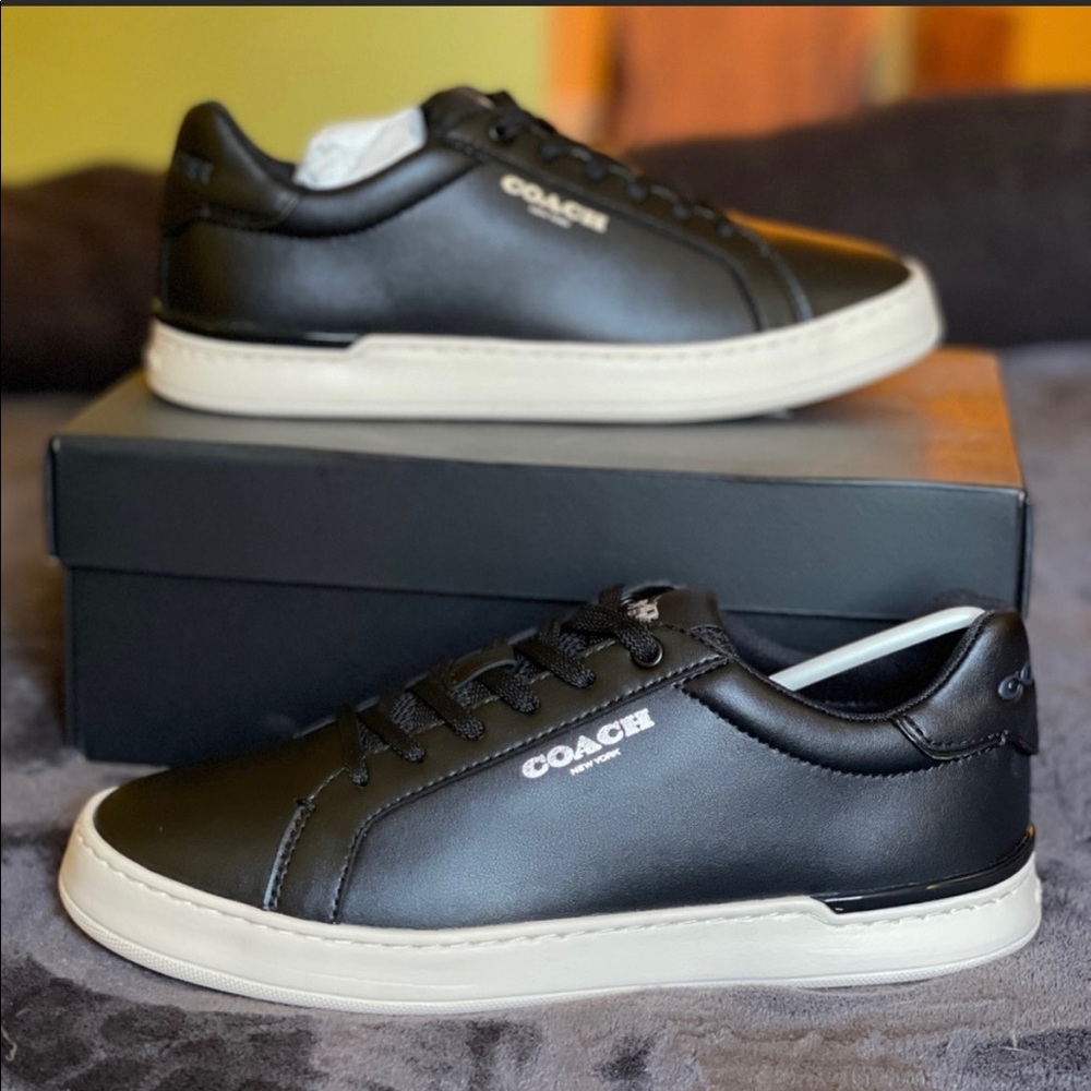 🖤👟COACH Black Clip Low Top Sneaker 👟🖤